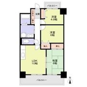 片岡マンションFOURの間取り画像