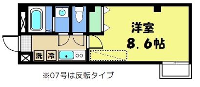 フラッティ大徳寺南の間取り画像