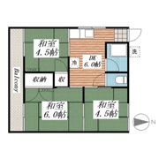 アクツハイツⅠの間取り画像