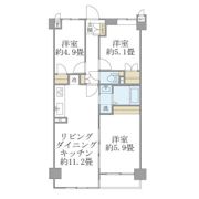 ISM武蔵浦和の間取り画像