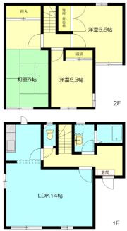 小川テラスハウス2の間取り画像