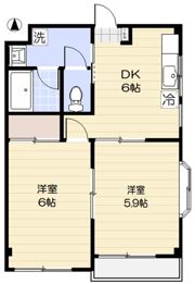 東照マンションの間取り画像