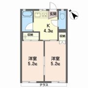 コーポ藤の間取り画像