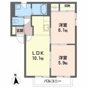 アーバンハイツT Iの間取り画像