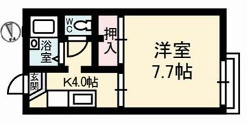 グリーンゲーブルス A棟の間取り画像