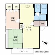 マリーンハイツ畝刈 A棟の間取り画像