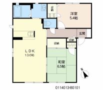 シャンティ小森野 B棟の間取り画像