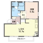 アネーロ Aの間取り画像