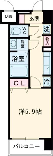 ジオエント福島野田レジデンスの間取り画像