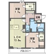 グランターナの間取り画像
