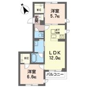 グランツ ヴァルトIIの間取り画像