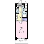 カーサ・フィオーレ中広通りの間取り画像