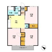 ネオシティ中島 Aの間取り画像