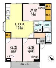 トレフェンイトウ Bの間取り画像
