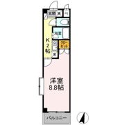 タイムD2の間取り画像