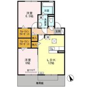 クラベール Bの間取り画像