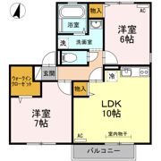ハイカムール松本の間取り画像