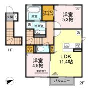 D-room老松の間取り画像