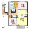 D-room老松の間取り画像