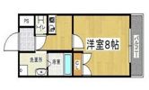 エイチ・ツー・オー新町Ⅱの間取り画像