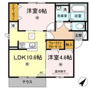 セジュール海田の間取り画像