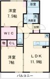 パティオ大津の間取り画像