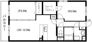 グランストーク ヴィレッジの間取り画像