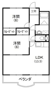 ロイヤルシティ高丘の間取り画像