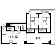 シャトル松尾の間取り画像