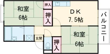 プレジールKの間取り画像