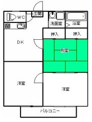 タウンハイツの間取り画像