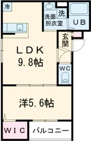 Raffine貝塚の間取り画像