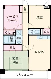 ヴィラフィオーレの間取り画像