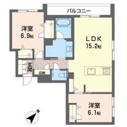 クレスティークの間取り画像
