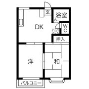 エル・ガーデン Cの間取り画像