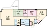 ライラックマンション函館の間取り画像