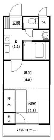 アルシェ浜松の間取り画像
