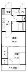 アルシェ浜松の間取り画像