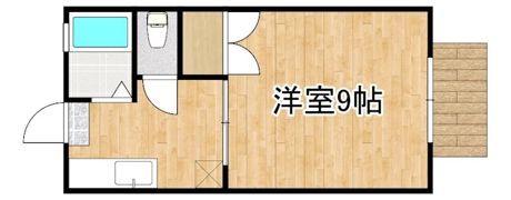 エクセル A棟の間取り画像