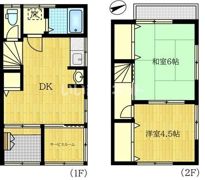 大師駅前貸家の間取り画像