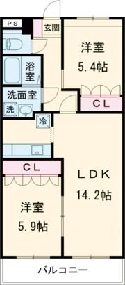 スカイビラの間取り画像