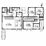 海老名市杉久保北3丁目戸建の間取り画像