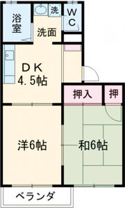 ドミールこおのとりの間取り画像