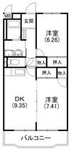 イーストライムの間取り画像