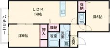 パールシャトーの間取り画像