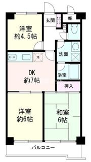 LAZ KONANDAI(ラズコウナンダイ)の間取り画像