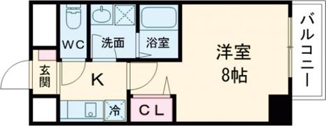 ボヌール矢賀の間取り画像
