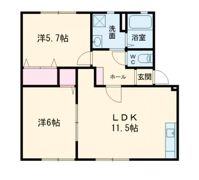 コーラルコート1号館の間取り画像