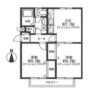 サンガーデン国立 B棟の間取り画像