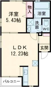 コンフォートホークの間取り画像